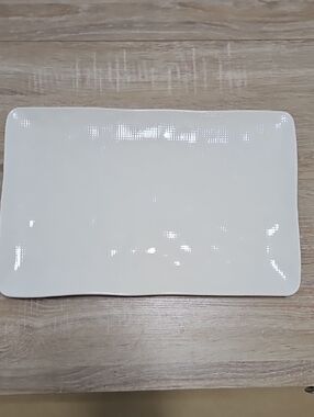 White Rectangular Ceramic Platter
